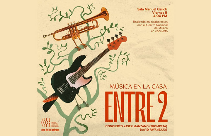 Música Entre 2 virtuosos, el viernes en Casa de las Américas. Foto: ACN Música Entre 2 virtuosos, el viernes en Casa de las Américas. Foto: ACN