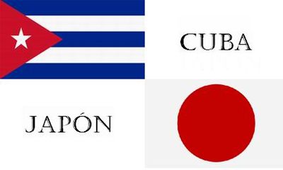 Cuba-Japón-Banderas