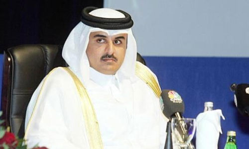 El emir de Qatar, Jeque Tamim Bin Hamad Al-Thani
