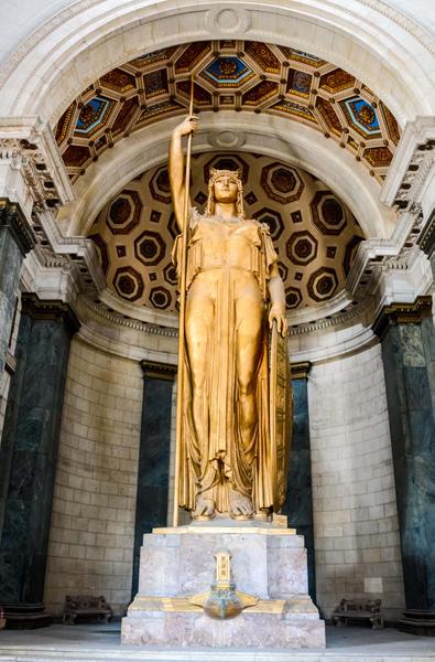 Estatua de la República de Cuba, situada en el Capitolio Nacional, en La Habana, Cuba el 17 de marzo de 2016. ACN FOTO/Abel PADRÓN PADILLA