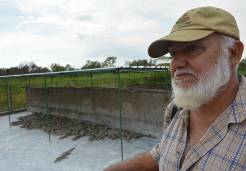 Roberto Ramos Targarona, Toby, el “Cocodrilero”. Foto: Roberto Jesús Hernández Hernández