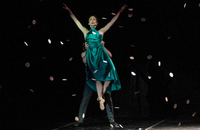 Actuación de la compañía norteamericana Pontus Lidberg Dance, en el marco del XXIV Festival Internacional de Ballet de La Habana, en la sala Cobarruvias del Teatro Nacional de Cuba, el 30 de octubre de 2014. AIN FOTO/Abel ERNESTO