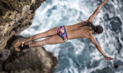 clif-diving