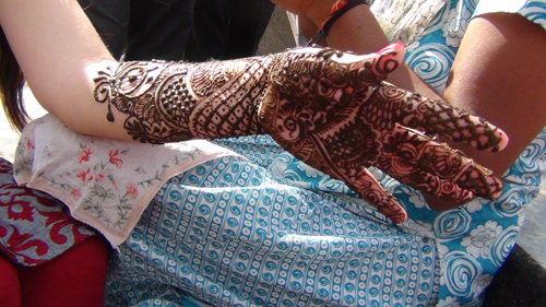 Arte del Mehandi. Foto: De las autoras