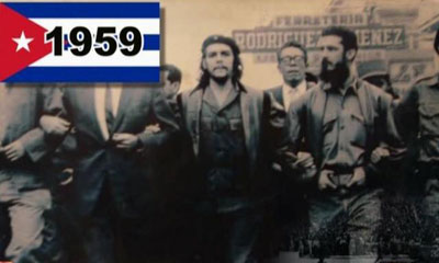Reginito marcha junto al Che. Fotos: cortesía de la Familia Boti