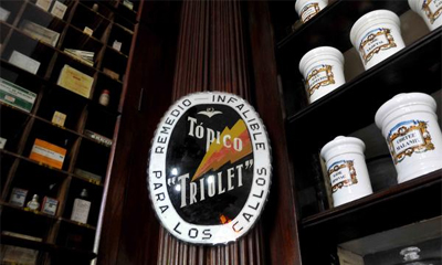 Museo Farmacéutico Ernesto Triolet, en la ciudad de Matanza, Cuba, el 9 de mayo de 2014. AIN FOTO/Roberto MOREJÓN RODRÍGUEZ